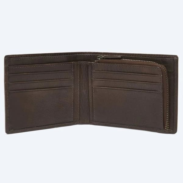 JACK WILLS Men's Bassington Leather Bi Fold Wallet