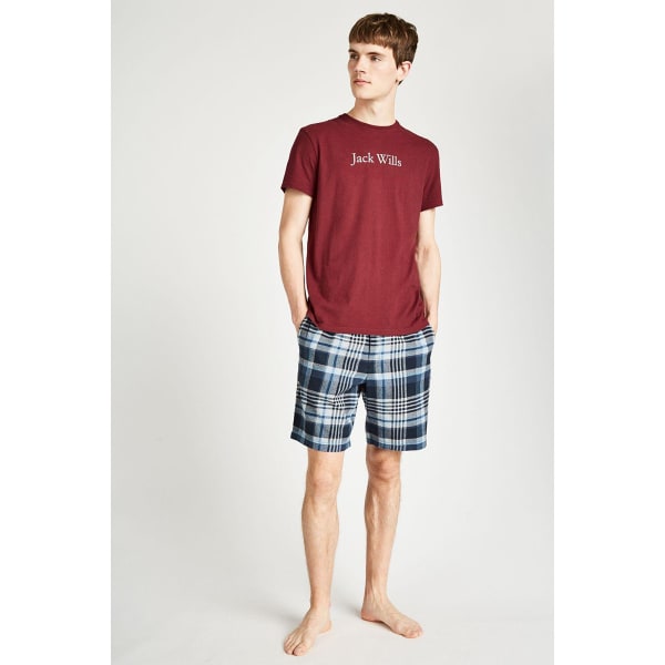 JACK WILLS Men's Whiston Flannel Lounge Short