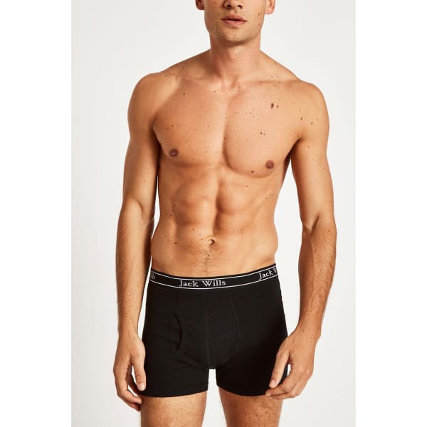 JACK WILLS Men's Chetwood Classic Tipped Boxers Set, 2 Pack