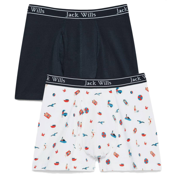 JACK WILLS Men's Chetwood Beach Print Boxer Shorts