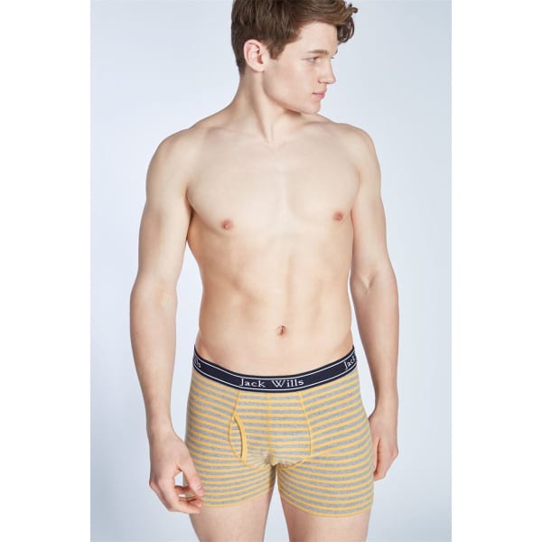 JACK WILLS Men's Chetwood Fine Stripe Boxer Short Set, 2 Pack