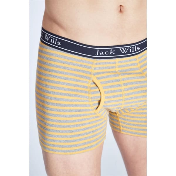 JACK WILLS Men's Chetwood Fine Stripe Boxer Short Set, 2 Pack