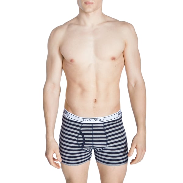 JACK WILLS Men's Chetwood Stripe Boxers Set, 2 Pack