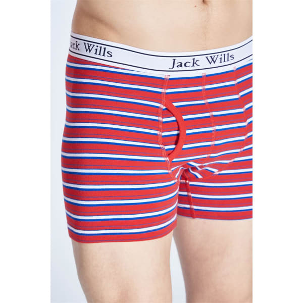 JACK WILLS Men's Chetwood Stripe Boxers Set, 2 Pack