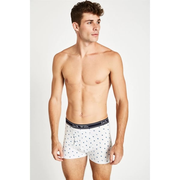 JACK WILLS Men's Bridley Leaf Print Boxer Shorts