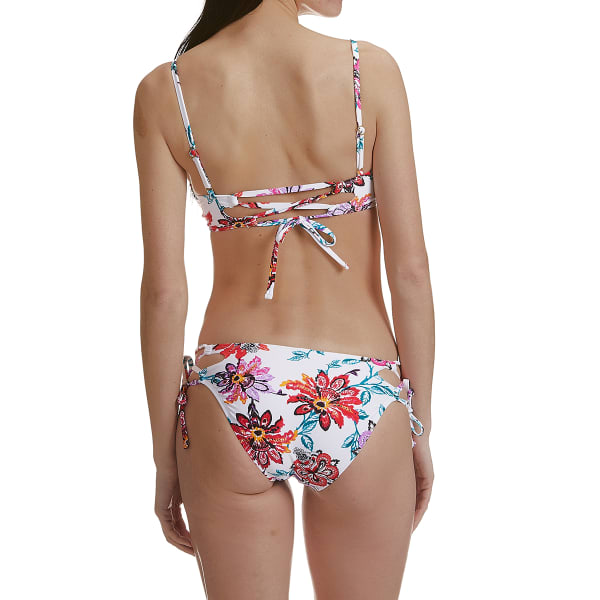 INDIGO REIN Junior's Dragon Flower Print Swim Bottoms