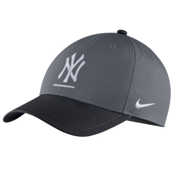 Nike New York Yankees Legacy91 Unisex Dri-fit Adjustable Hat In Grey