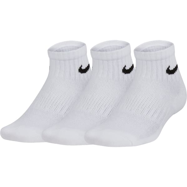 NIKE Boys' Everyday Ankle Socks, 3 Pack