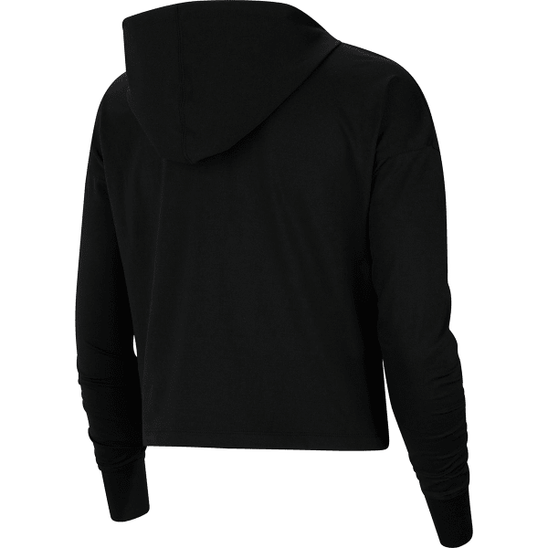 NIKE Women's Yoga Jersey Crop Hoodie