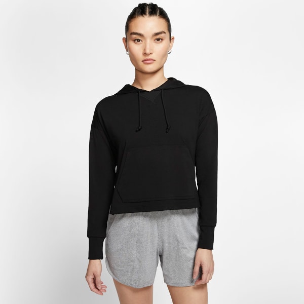 NIKE Women's Yoga Jersey Crop Hoodie