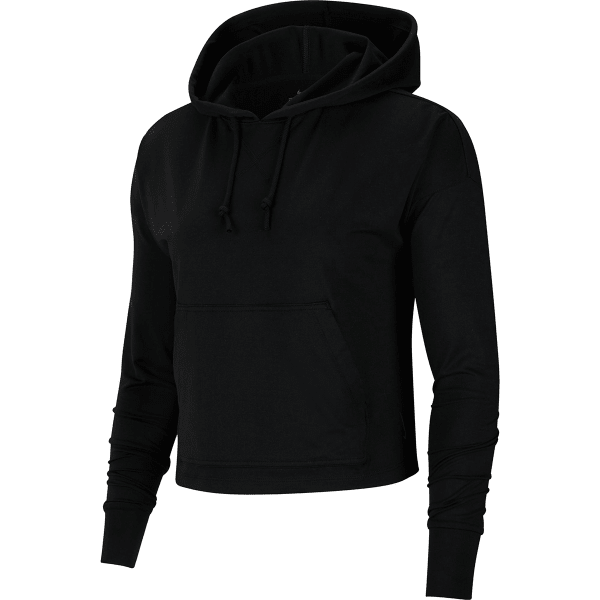 NIKE Women's Yoga Jersey Crop Hoodie