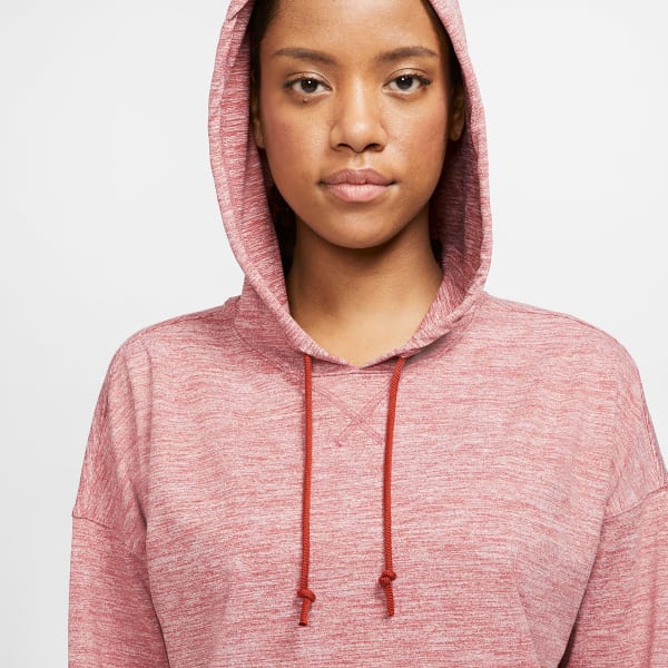 NIKE Women's Yoga Jersey Crop Hoodie