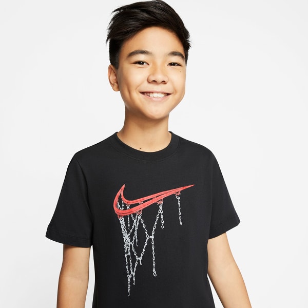 NIKE Boys' 8-20 NSW Swoosh Rim Tee