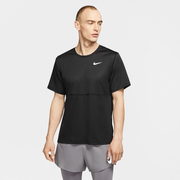 NIKE Men's Breathe Short-Sleeve Running Top