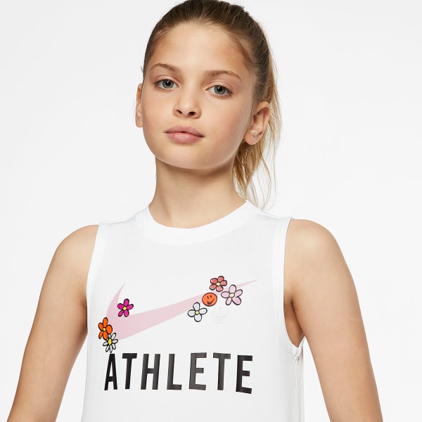 NIKE Girls' NSW Novelty Verbiage Tank Top