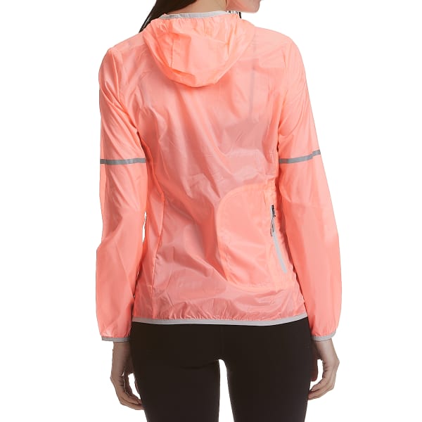 NEW BALANCE Women's Translucent Ribstop Hooded Jacket with Reflective Trim