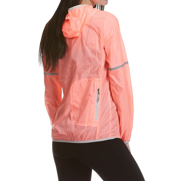 NEW BALANCE Women's Translucent Ribstop Hooded Jacket with Reflective Trim