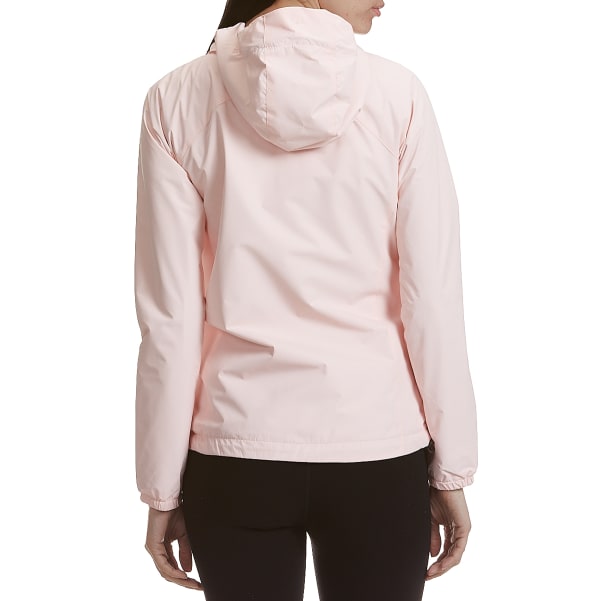 NEW BALANCE Women's Solid Dobby Hooded Jacket with Zipped Pockets