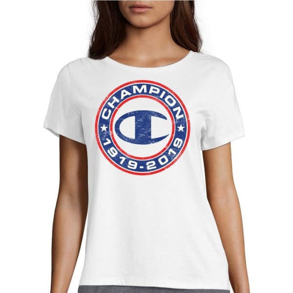 CHAMPION Women's 1919-2019 Anniversary Short-Sleeve Tee