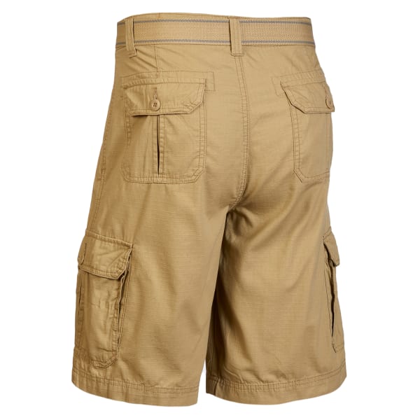 WEARFIRST Men's Ripstop Belted Cargo Short