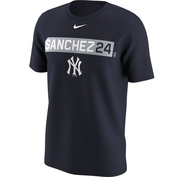 NIKE Men's New York Yankees Sanchez #24 Name and Number Tee