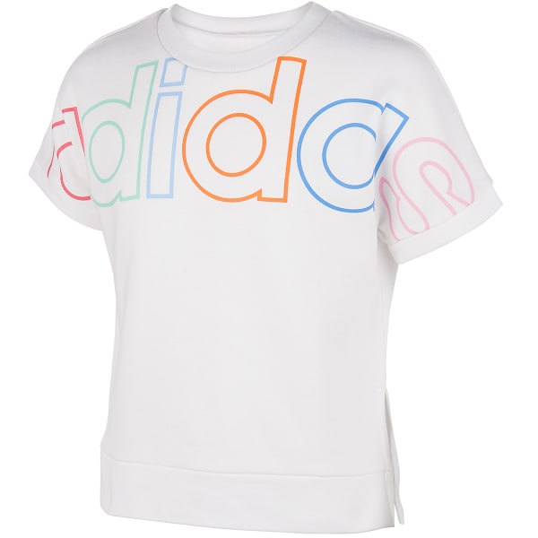 ADIDAS Girls' 7-16 Exploded Outline Short-Sleeve Tee