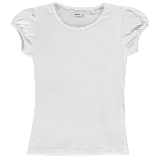 CRAFTED Girls' Classic PE Short-Sleeve Tee