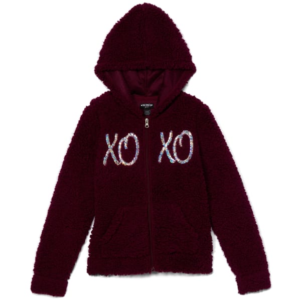 XOXO Girls' 4-6x Wooby Full-Zip Hoodie