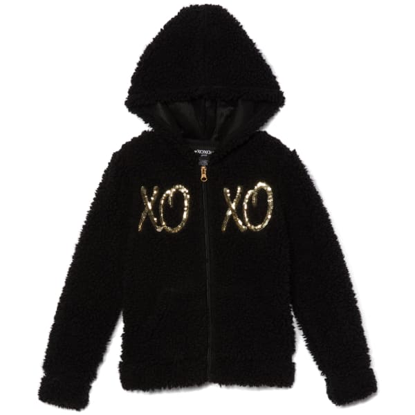 XOXO Girls' 4-6x Wooby Full-Zip Hoodie