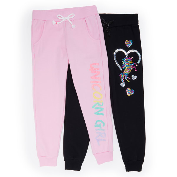 LOVE REPUBLIC Girls' 7-16 Fleece Joggers, 2-Pack