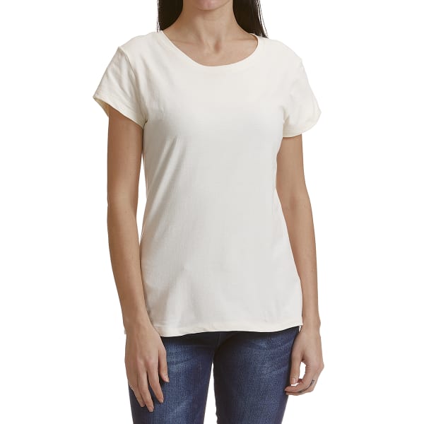 FEMME Women's Basic Crew Neck Tee