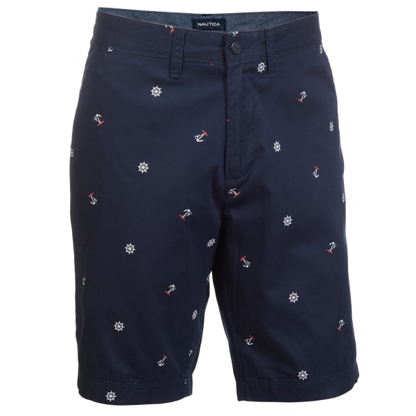 NAUTICA Men's Flat-Front Short