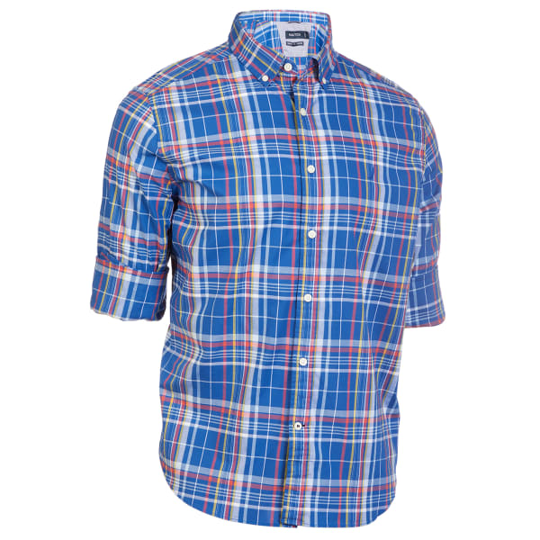 NAUTICA Men's NavTech Long-Sleeve Button Down Shirt