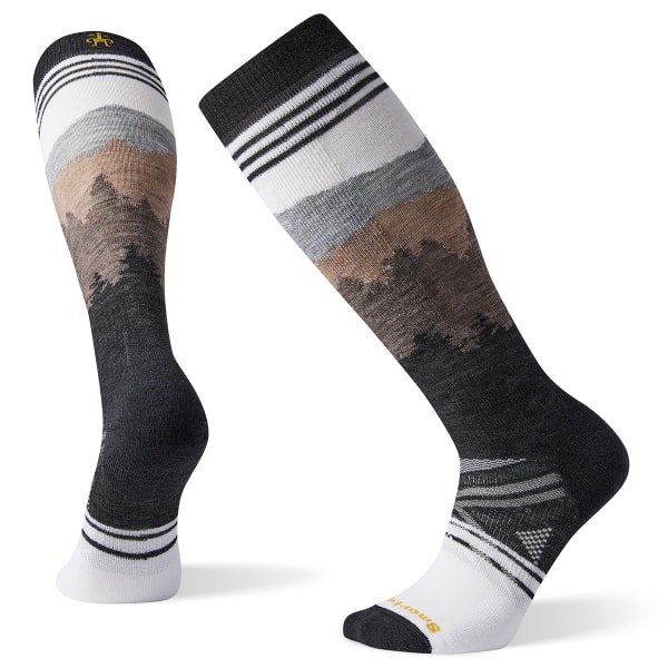 SMARTWOOL Men's PhD Ski Medium Alpenglow Pattern Socks