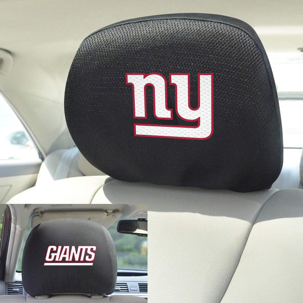 NEW YORK GIANTS Fanmats NFL Headrest Covers