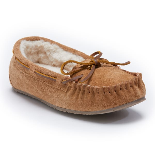 MINNETONKA Women's Trapper Faux Fur Lined Moccasin Slipper