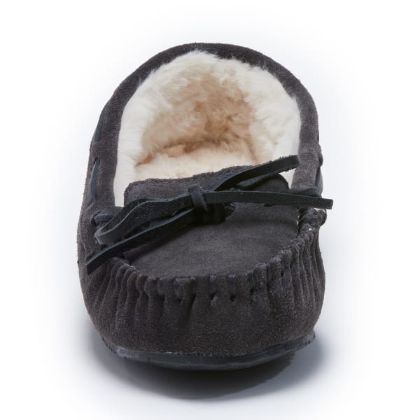 MINNETONKA Women's Trapper Faux Fur Lined Moccasin Slipper