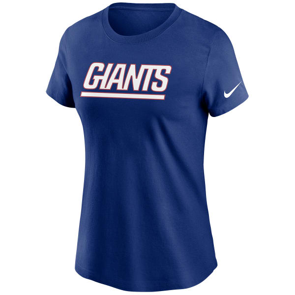 NEW YORK GIANTS Women's Nike Wordmark Short Sleeve Tee