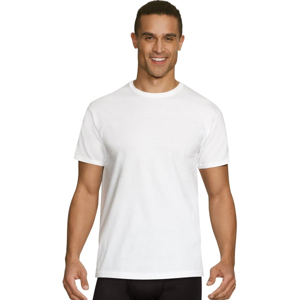 HANES Men's Ultimate X-Temp Sport Crewneck Undershirts, 4-Pack