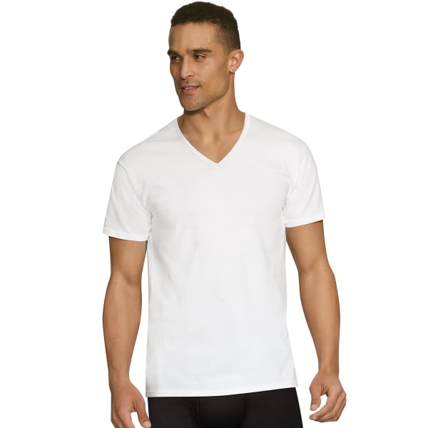 HANES Men's Ultimate X-Temp Sport V-Neck Undershirts, 4-Pack - Bob’s Stores