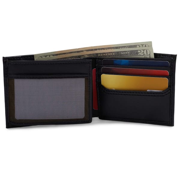 LEVI'S Men's RFID Traveler Wallet w/ Interior Zipper