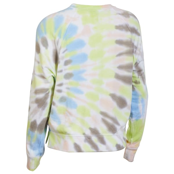 CALVIN KLEIN PERFORMANCE Women's Long-Sleeve Tie Dye Logo Pullover