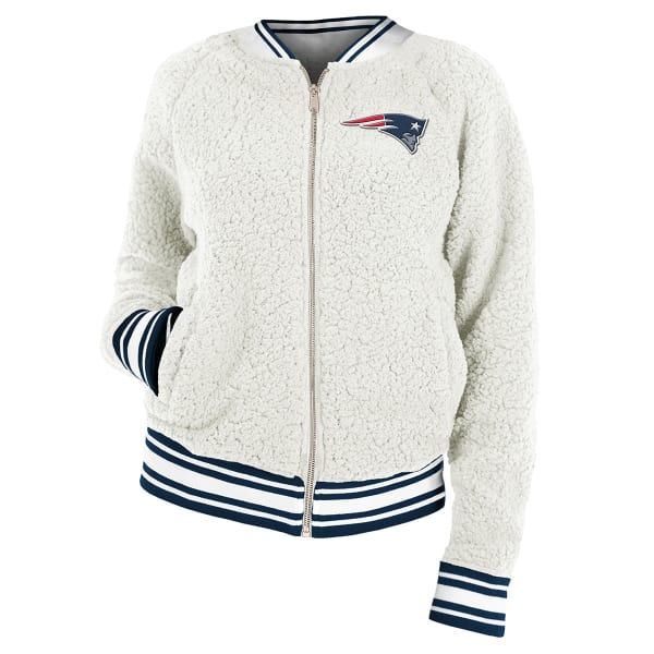 NEW ENGLAND PATRIOTS Women's Sherpa Full-Zip Jacket