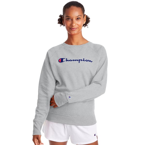 CHAMPION Women's Powerblend Fleece Boyfriend Crew