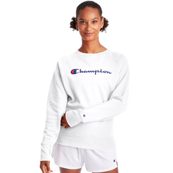 CHAMPION Women's Powerblend Fleece Boyfriend Crew