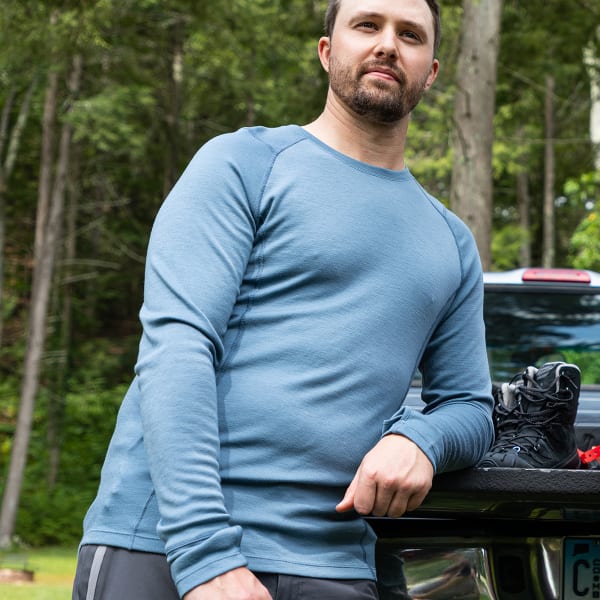 EMS Men's Merino Wool Base Layer Crew Neck Pullover