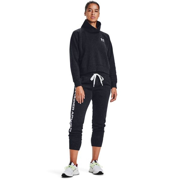 UNDER ARMOUR Women's UA Rival Wrap Neck Fleece Top