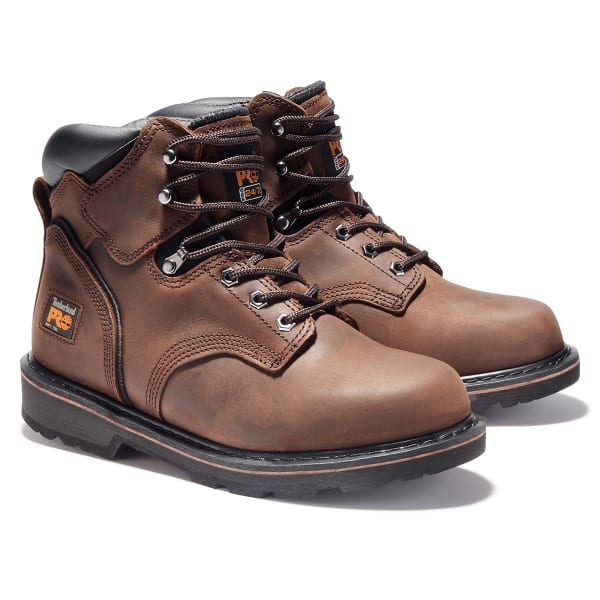 TIMBERLAND PRO Men's Pit Boss 6" Soft-Toe Work Boots, Wide