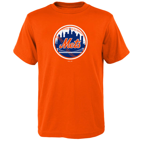 NEW YORK METS Boys' Logo Short-Sleeve Tee