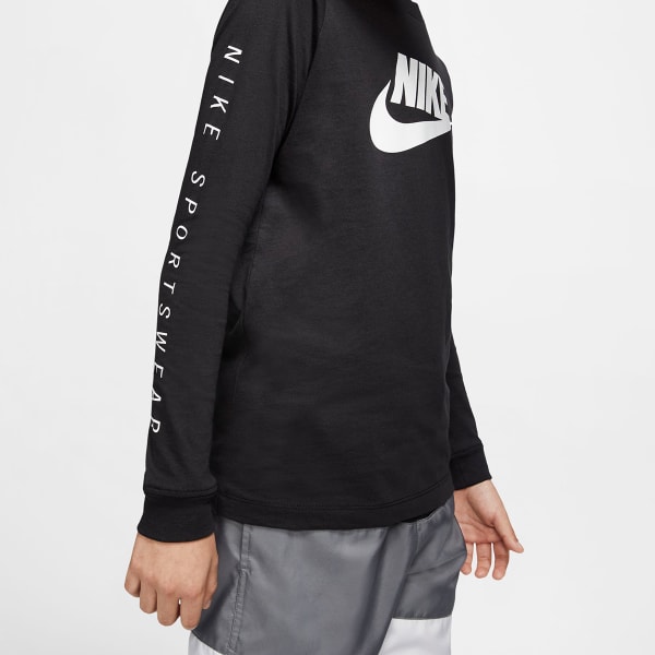 NIKE Boys' Sportswear Long Sleeve Tee